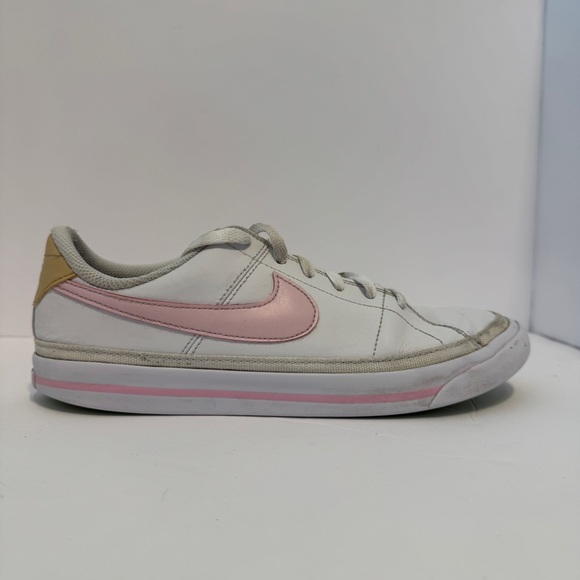 Nike White Pink Yellow Sneakers Girls 6Y (W 7.5–8) - Picture 3 of 16